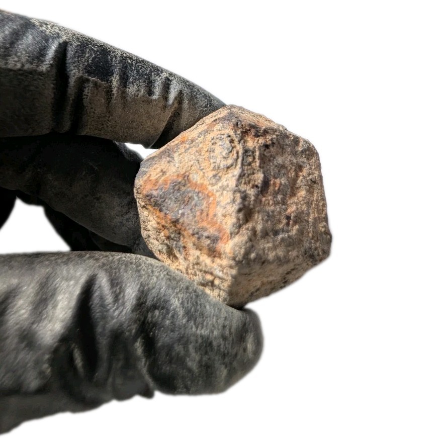 VERY HEAVY 147.66Gram Ancient Roman Iron Polyhedral Weight Certified Authentic