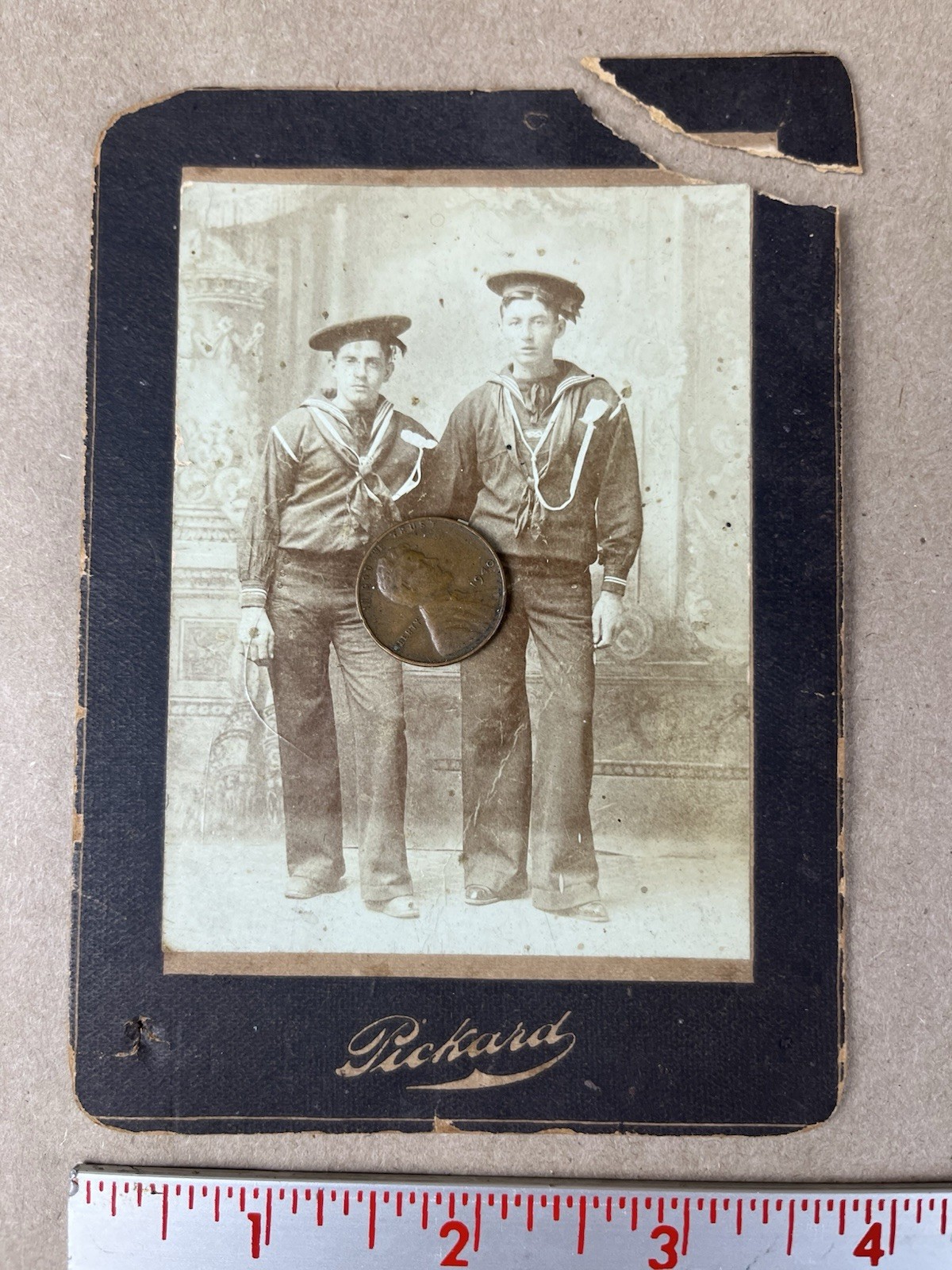 1905 Cabinet Card Photo Philadelphia Pa Sailors Men In US Navy Uniform Named 1905 Cabinet Card Photo Philadelphia Pa Sailors Men In US Navy Uniform Named