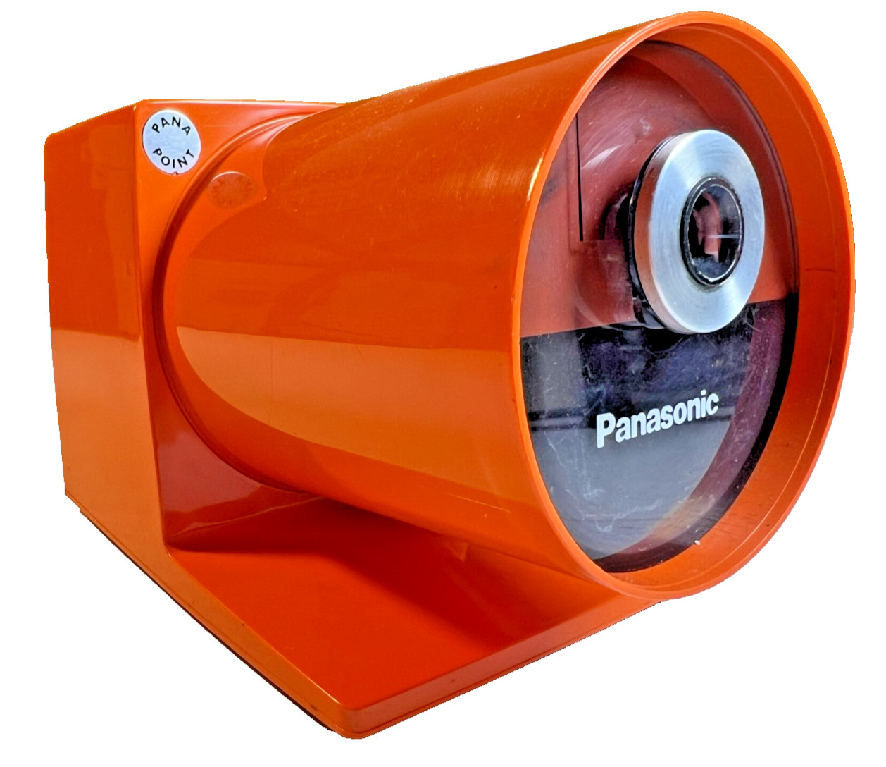 Vintage Mid Century Electric Pencil Sharpener Burnt Orange MCM Space Age JAPAN