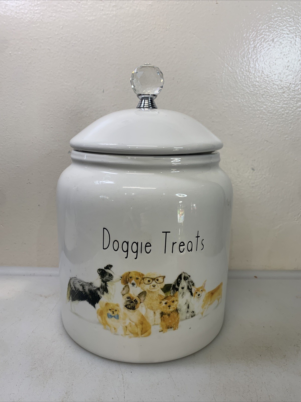Audrey’s DOG TREATS Biscuit/Cookie Jar Large Treat Container