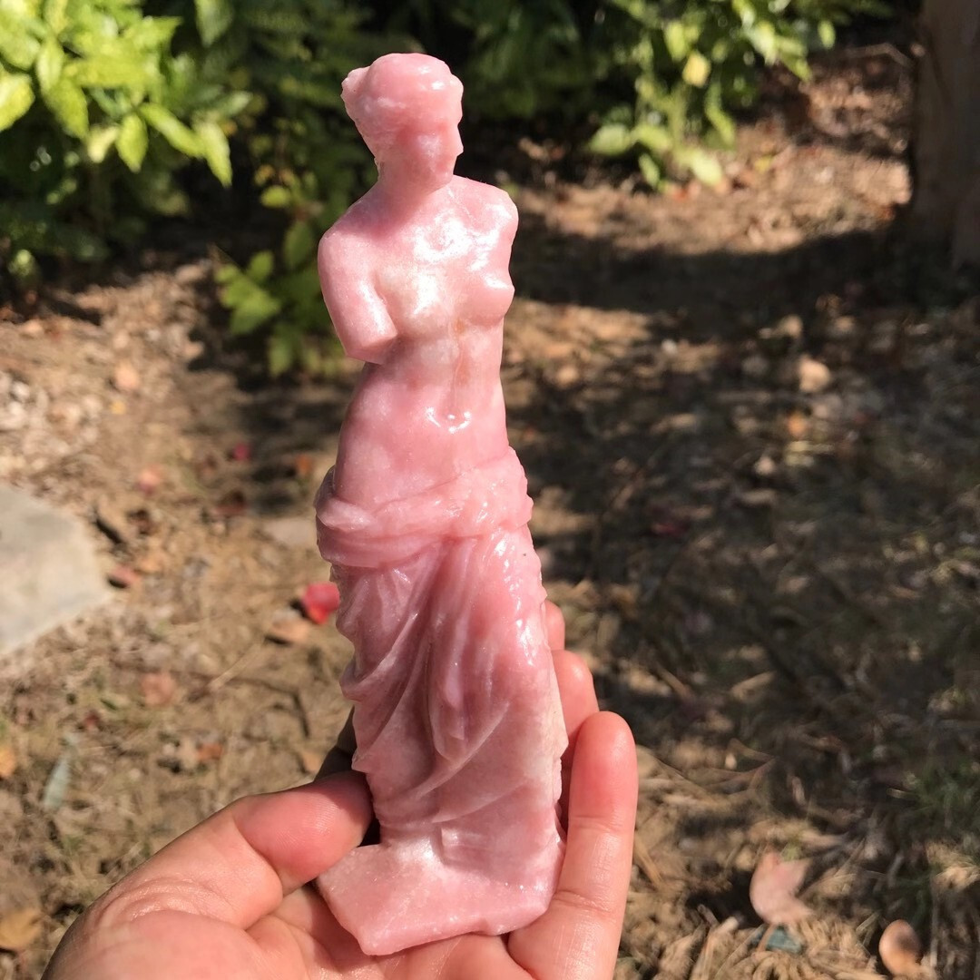 1pc Natural pink opal Quartz hand Carved Venus de Milo Skull Reiki Energy 1pc Natural pink opal Quartz hand Carved Venus de Milo Skull Reiki Energy