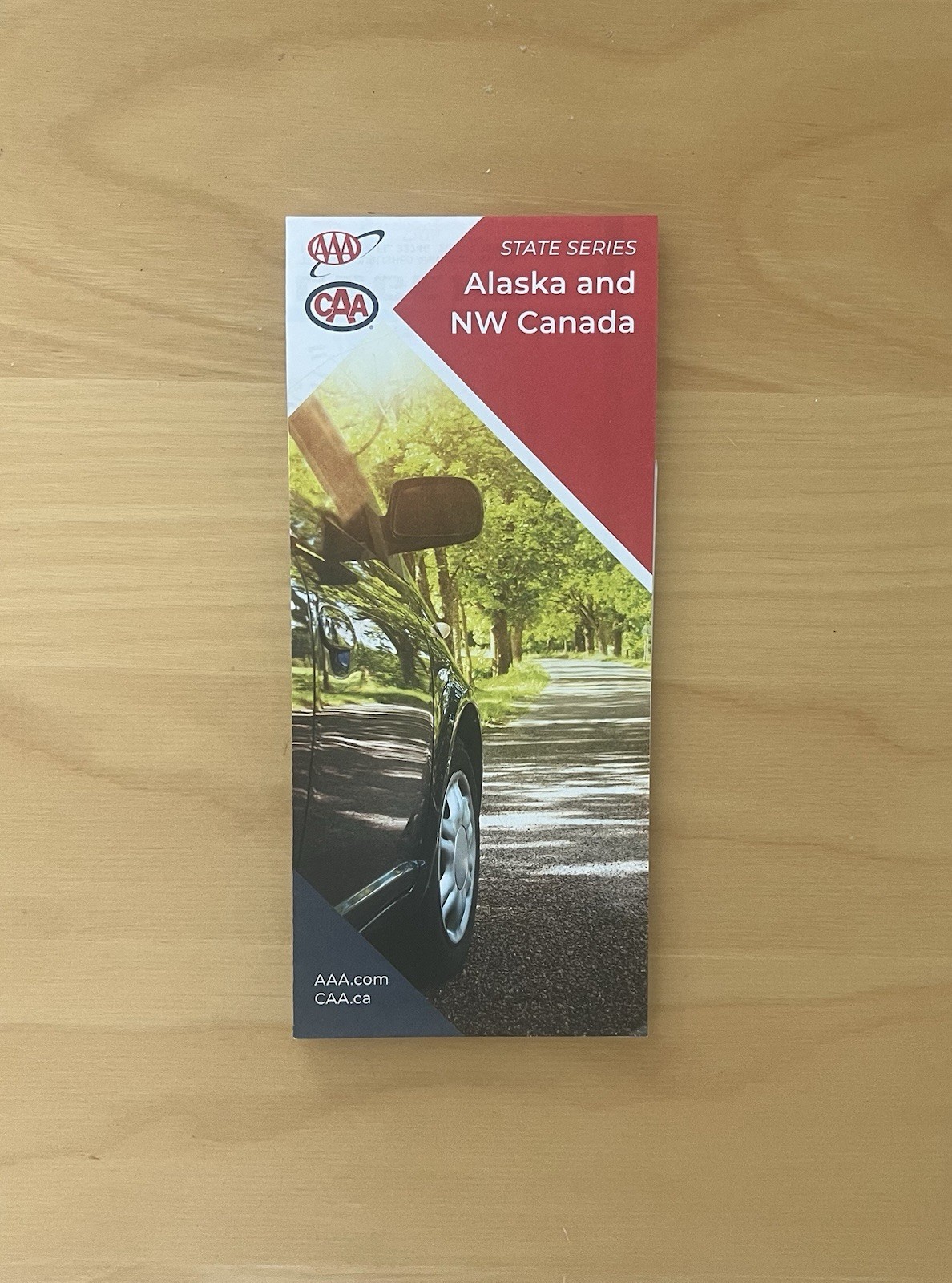 AAA CAA Map Alaska NW Canada 2025 latest State Series road trip highway Canadian