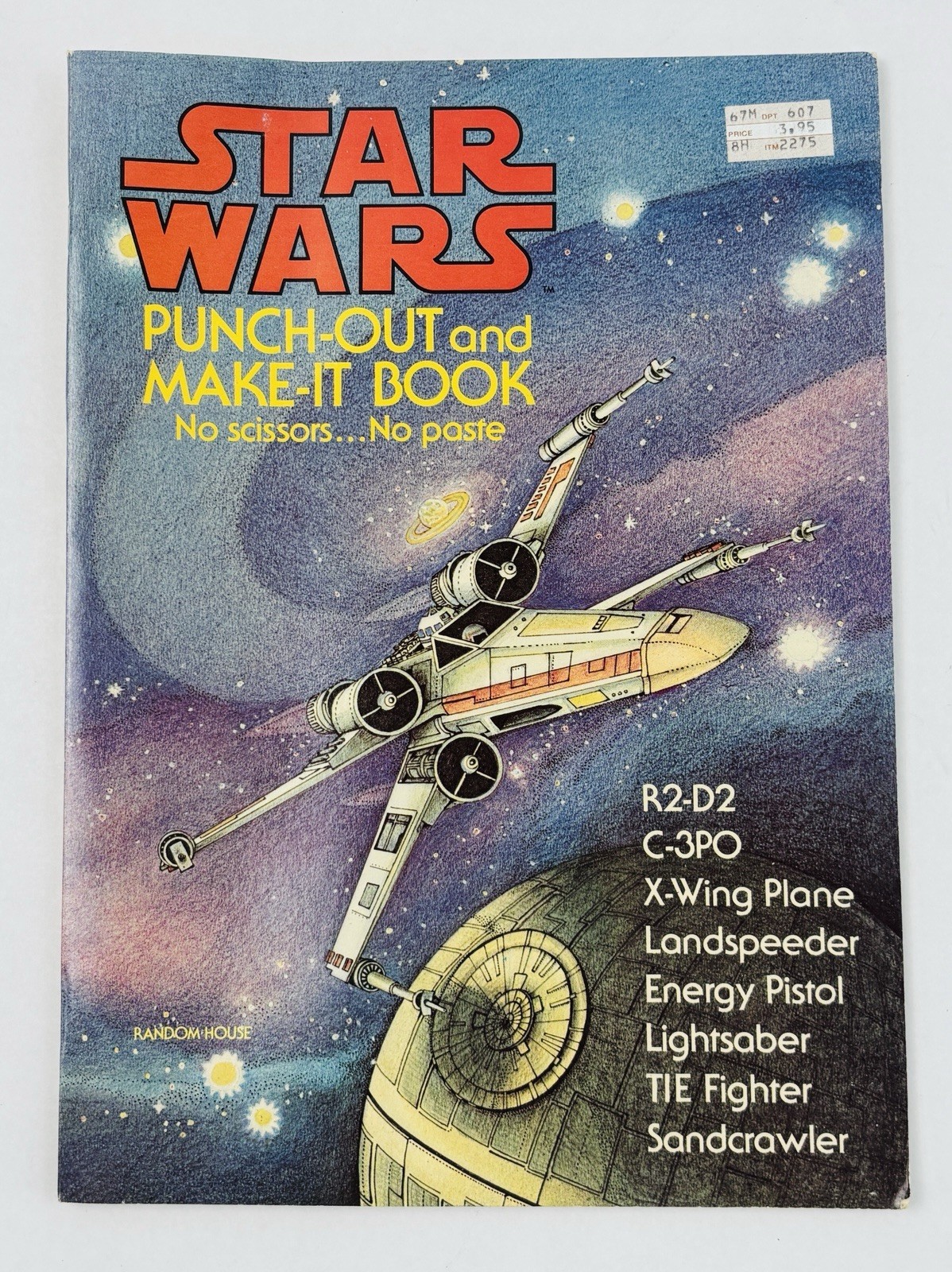 Vintage 1978 Star Wars Punch-Out & Make-It Book UNUSED Complete Ib Penick 1st Ed