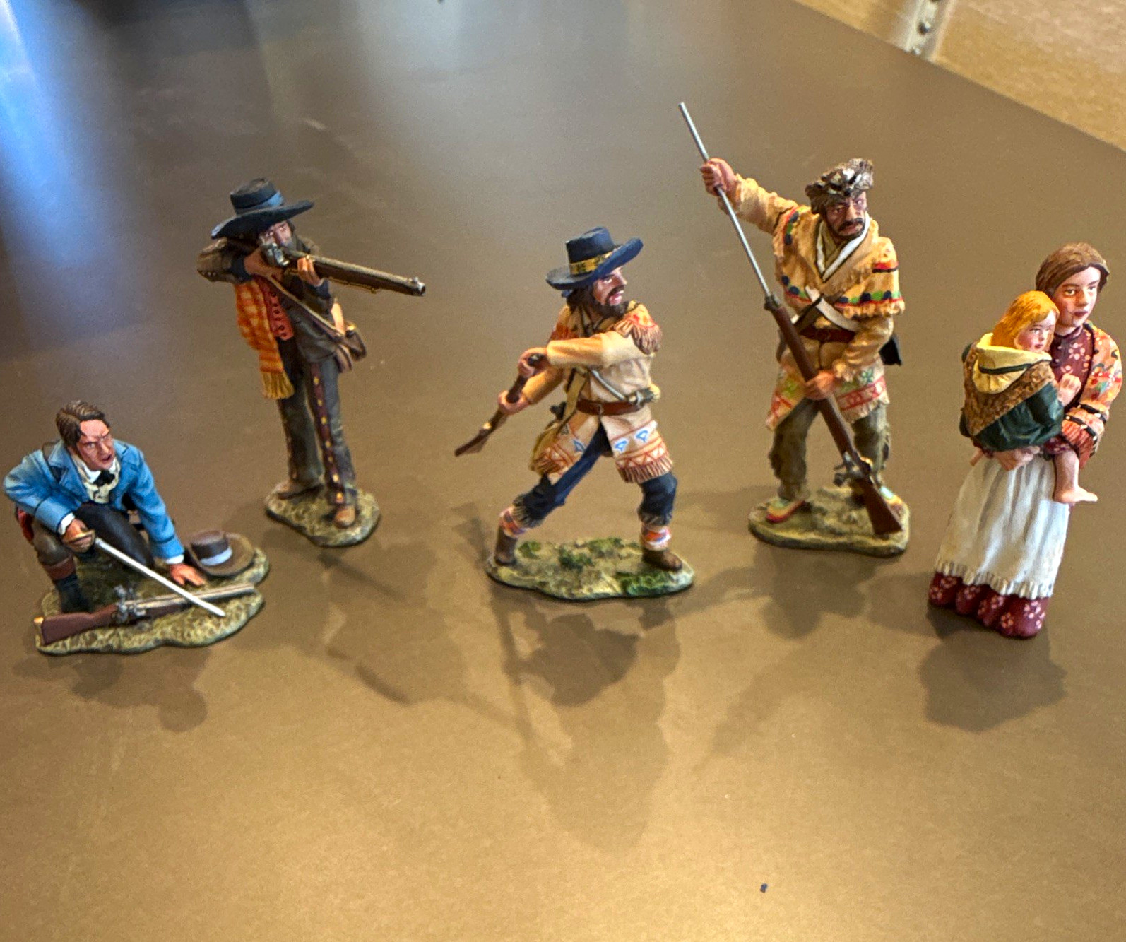 King & Country Remember The Alamo 5pc  Set - Contains rare Davy Crockett RTA1G