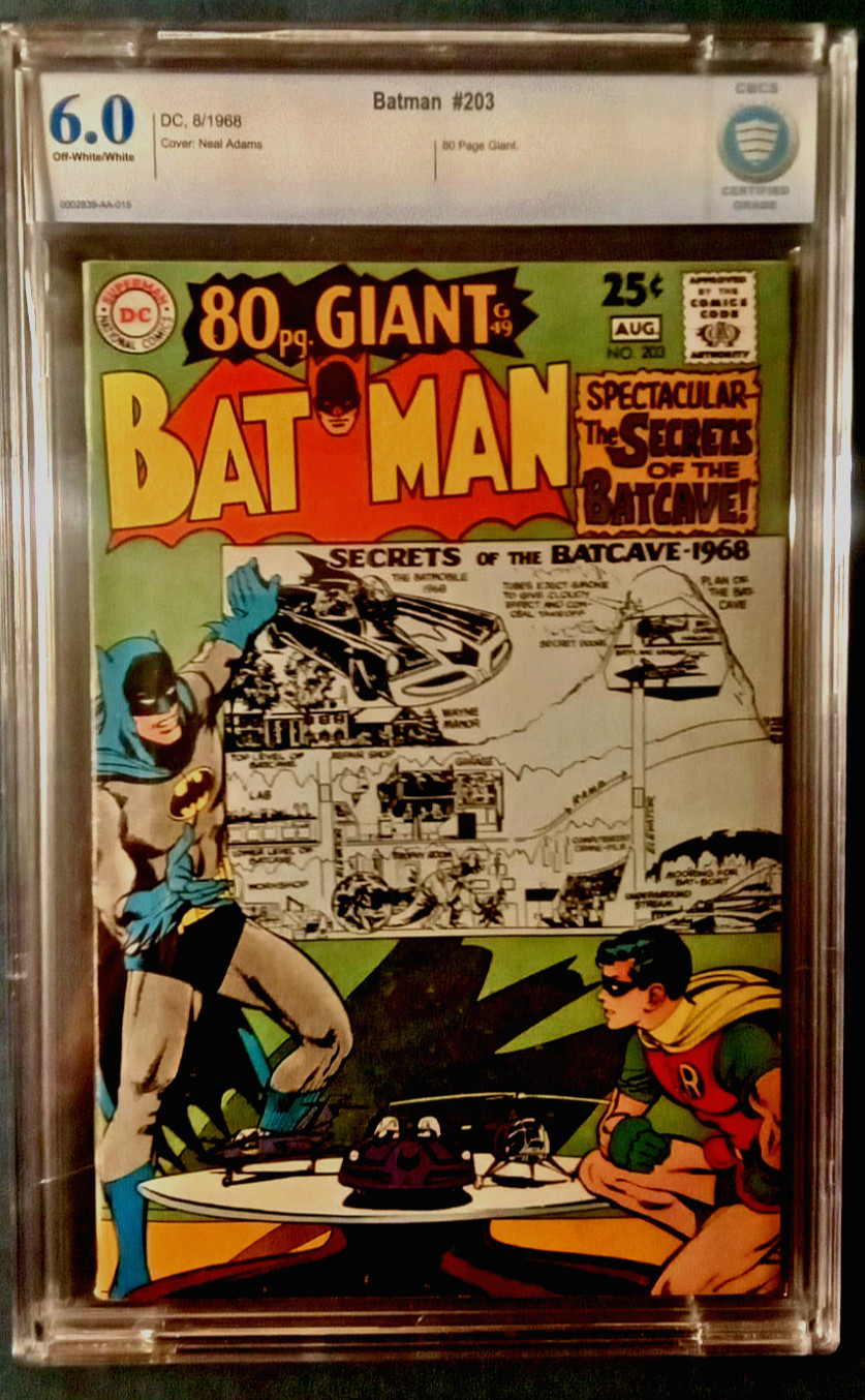 Batman 203      1968      6.0  CBCS    The Batcave Special    BIG Sale