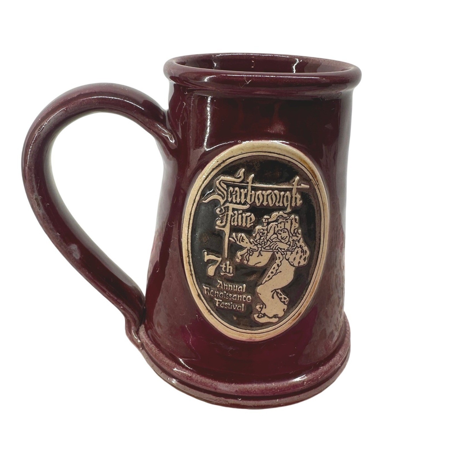Deneen Pottery Scarborough Faire 7th Annual Renaissance Festival 1980 Mug