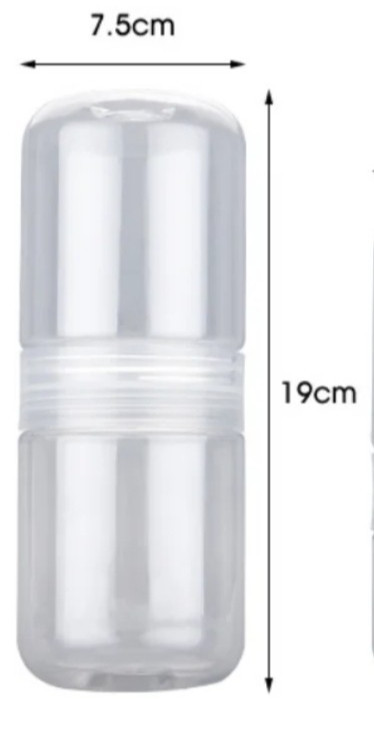Double Sided Jar 7.5'x3' Large