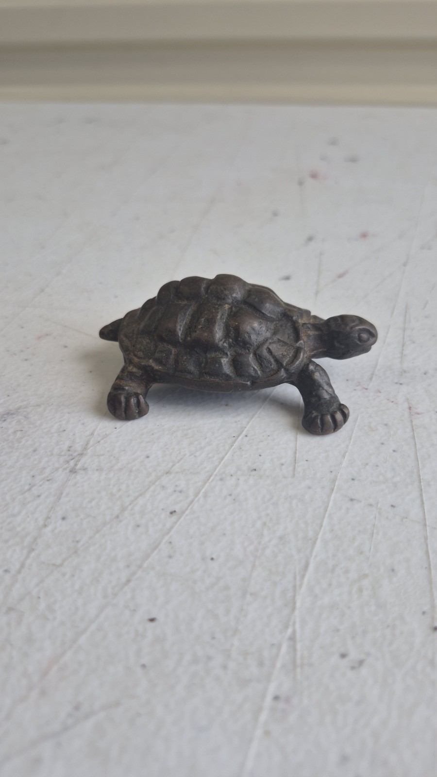 Rare 1890's Post & Co. Cincinnati Ohio Cast Iron Turtle  Paperweight Excellent 