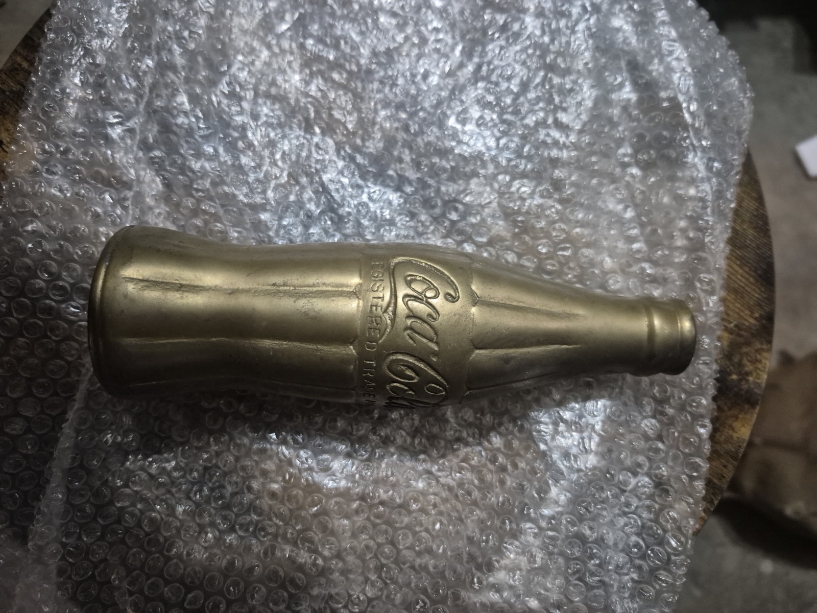 Coca-Cola Vintage Brass Bottle