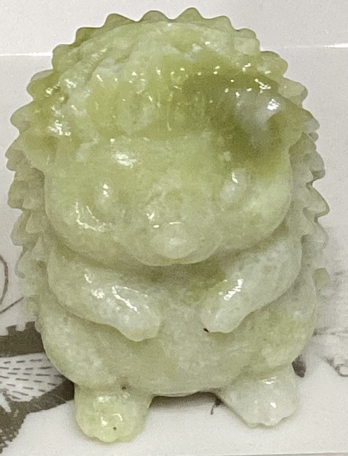 Crystal Lemon Jade Hedgehog 