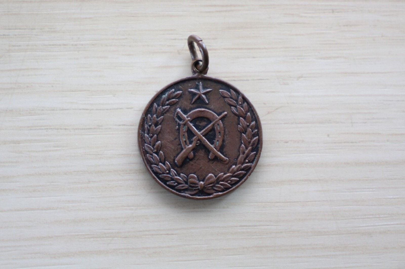 WWII Japanese Army Cavalry School Detachment Commemorative Medal Narashino P27