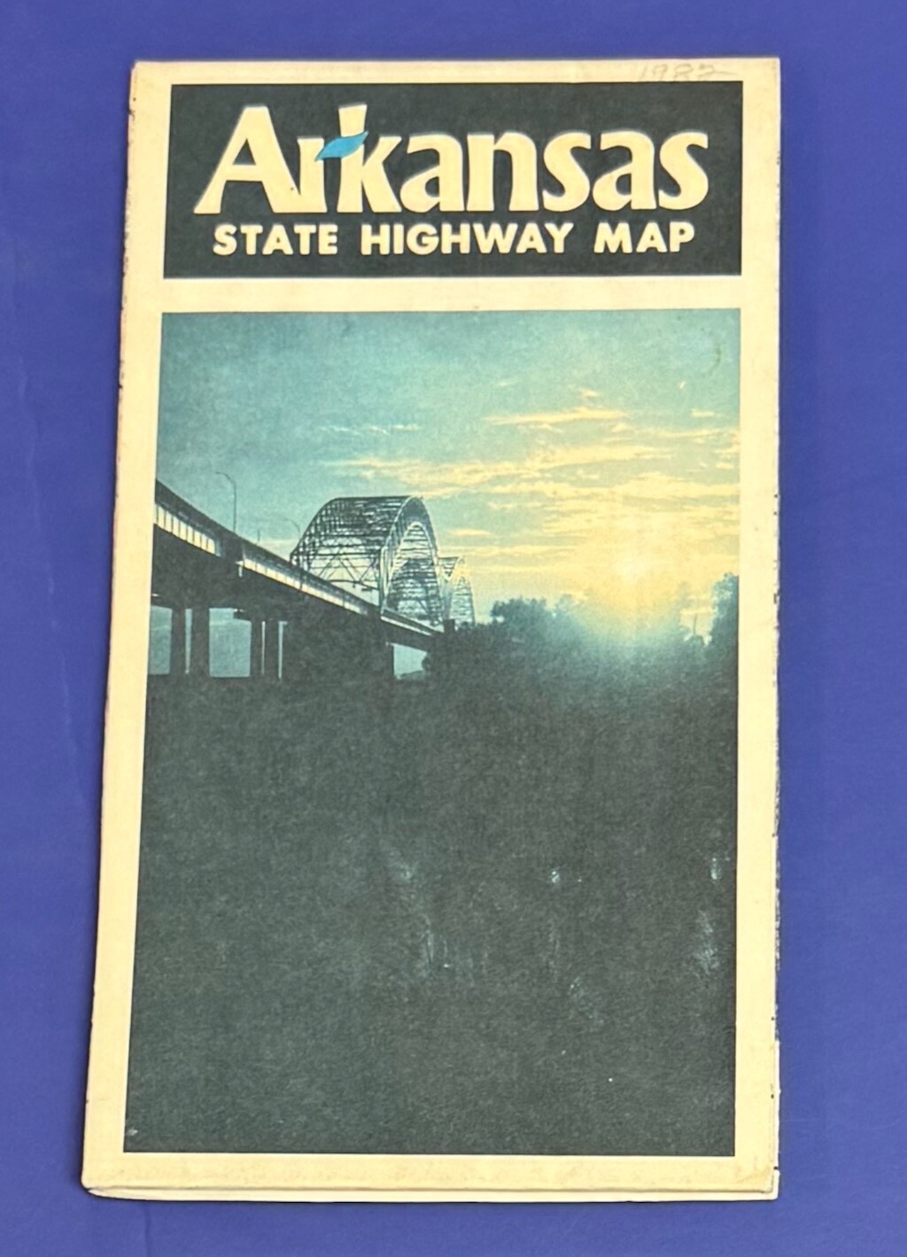 Highway Map of Arkansas 1982