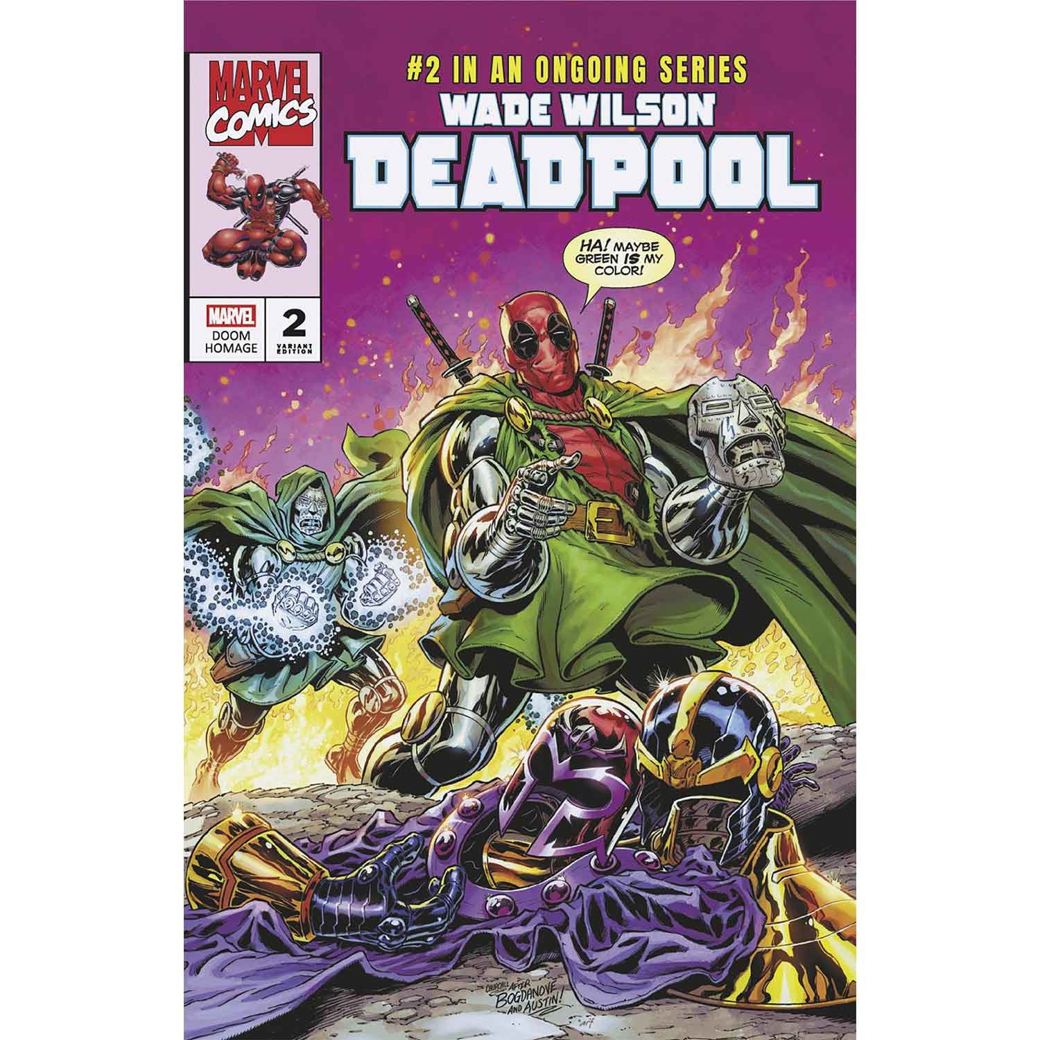 Wade Wilson Deadpool #2 Ian Churchill Doom Homage Variant Marvel Comics