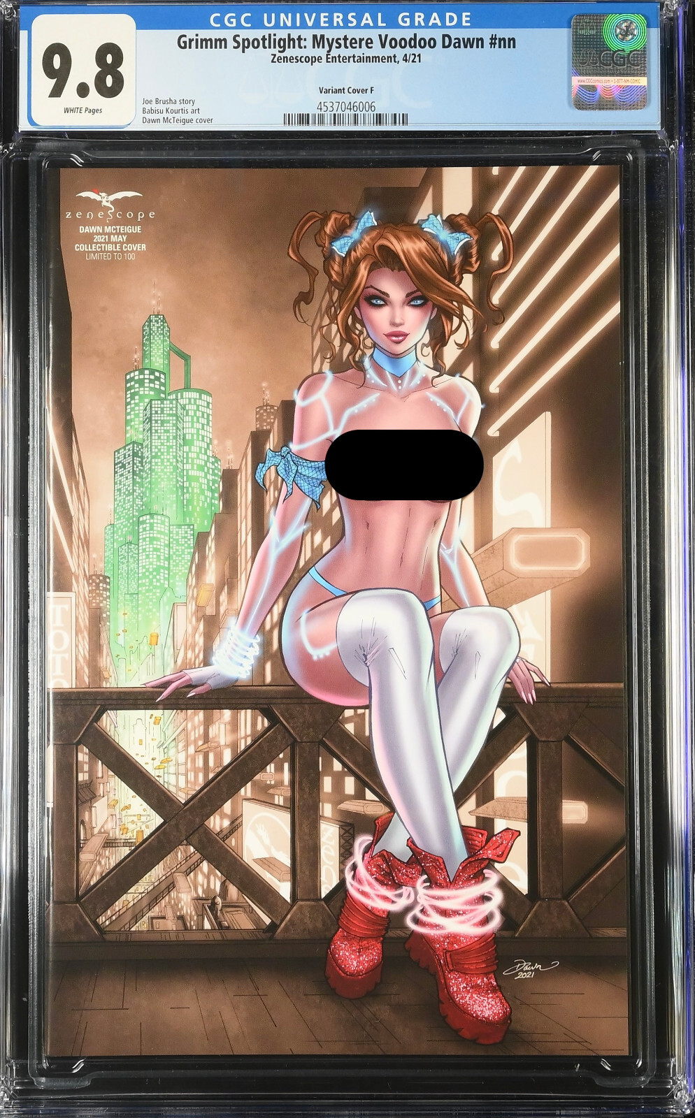 Grimm Spotlight: Mystere Voodoo Dawn #1 McTeigue Variant CGC 9.8 - Ltd to 100