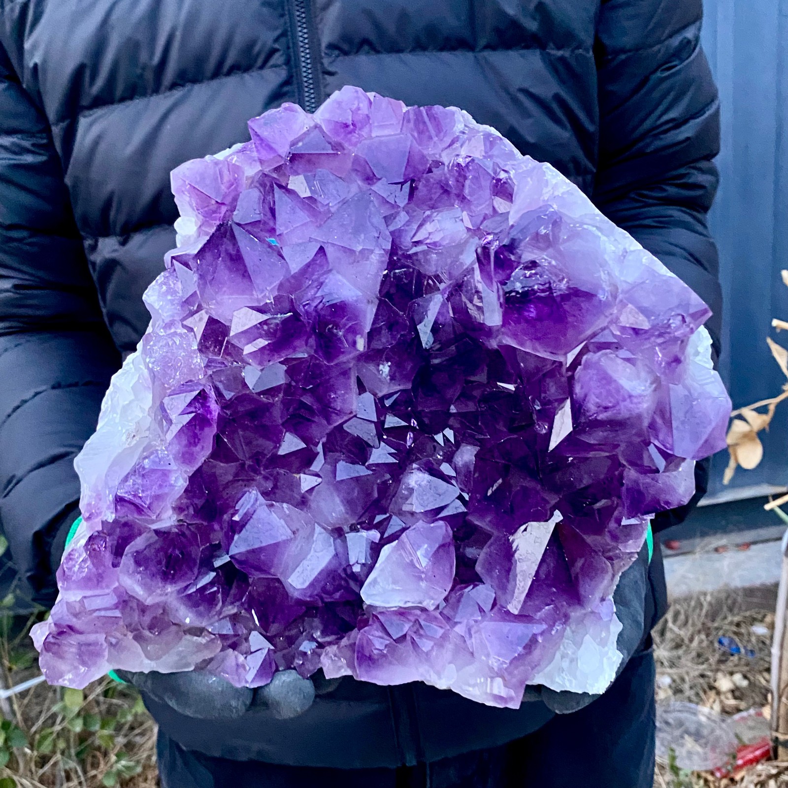 19.7LB    Amethyst Crystal Rough Stone Brazil