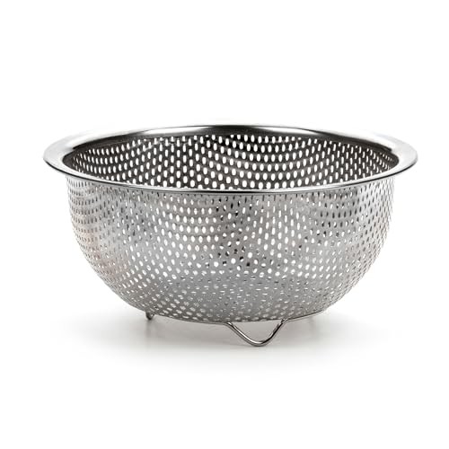 RSVP Endurance Precision Pierced Stainless Steel Berry Colander