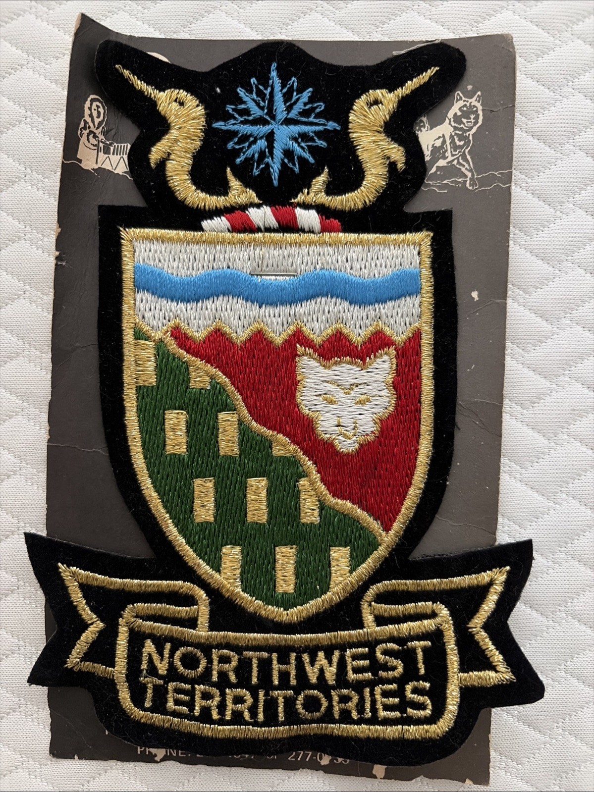 Northwest Territories Sew On Patch NEW 6’ X 4” By Emblems Of The North
