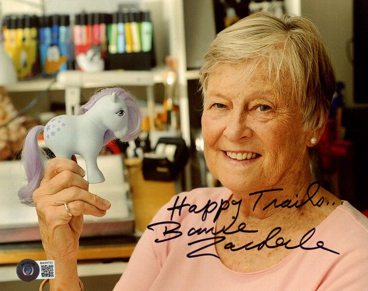 BONNIE ZACHERLE SIGNED 8x10 PHOTO CREATOR OF MY LITTLE PONY RARE BECKETT BAS