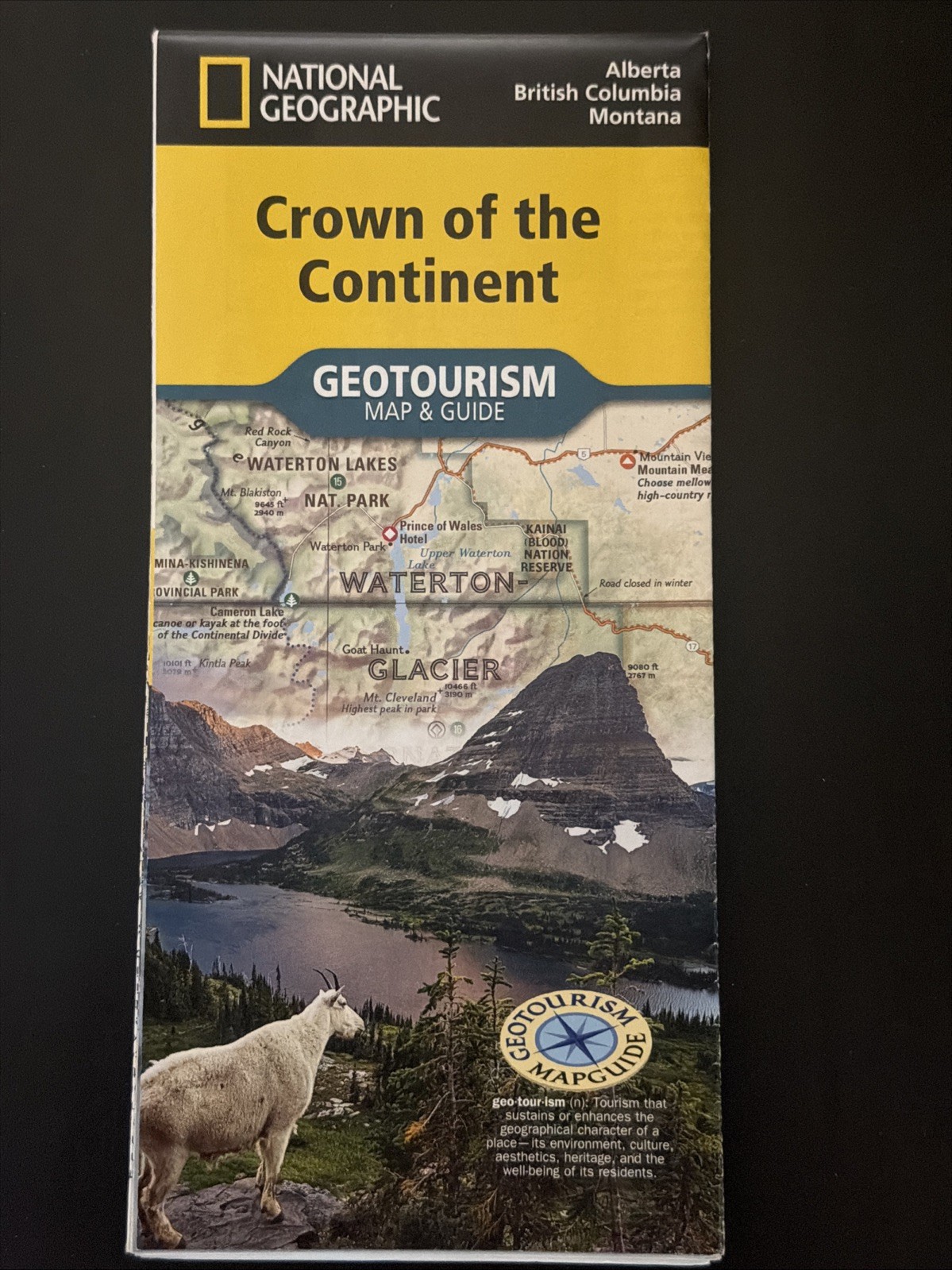 2022 National Geographic Crown of the Continent Geotourism Map & Guide