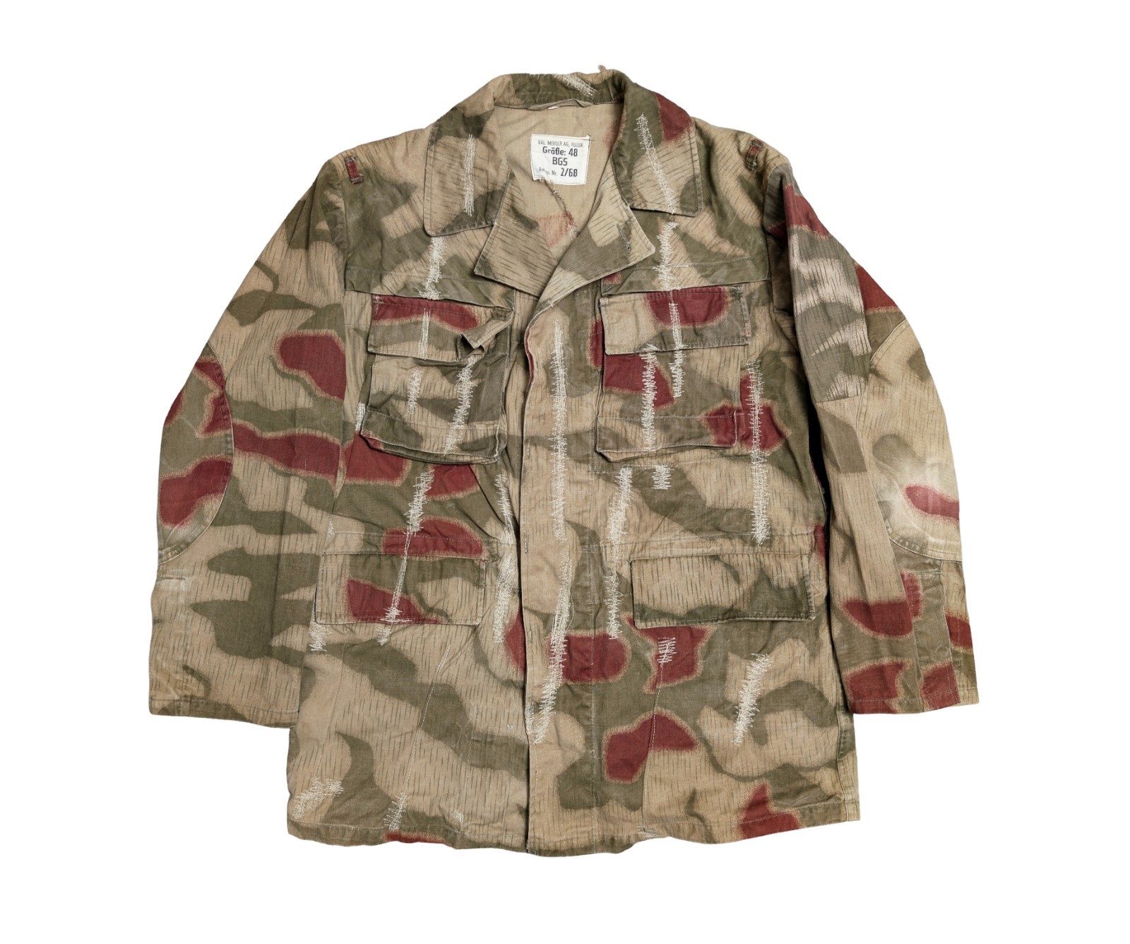 1960s West German Sumpfmuster (Marsh) Camouflage Jacket - Medium