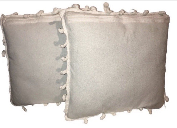 Heritage Fun Lane Vintage Crochet Lace 14” 2 Pillows White Cottage Chic Heritage Fun Lane Vintage Crochet Lace 14” 2 Pillows White Cottage Chic