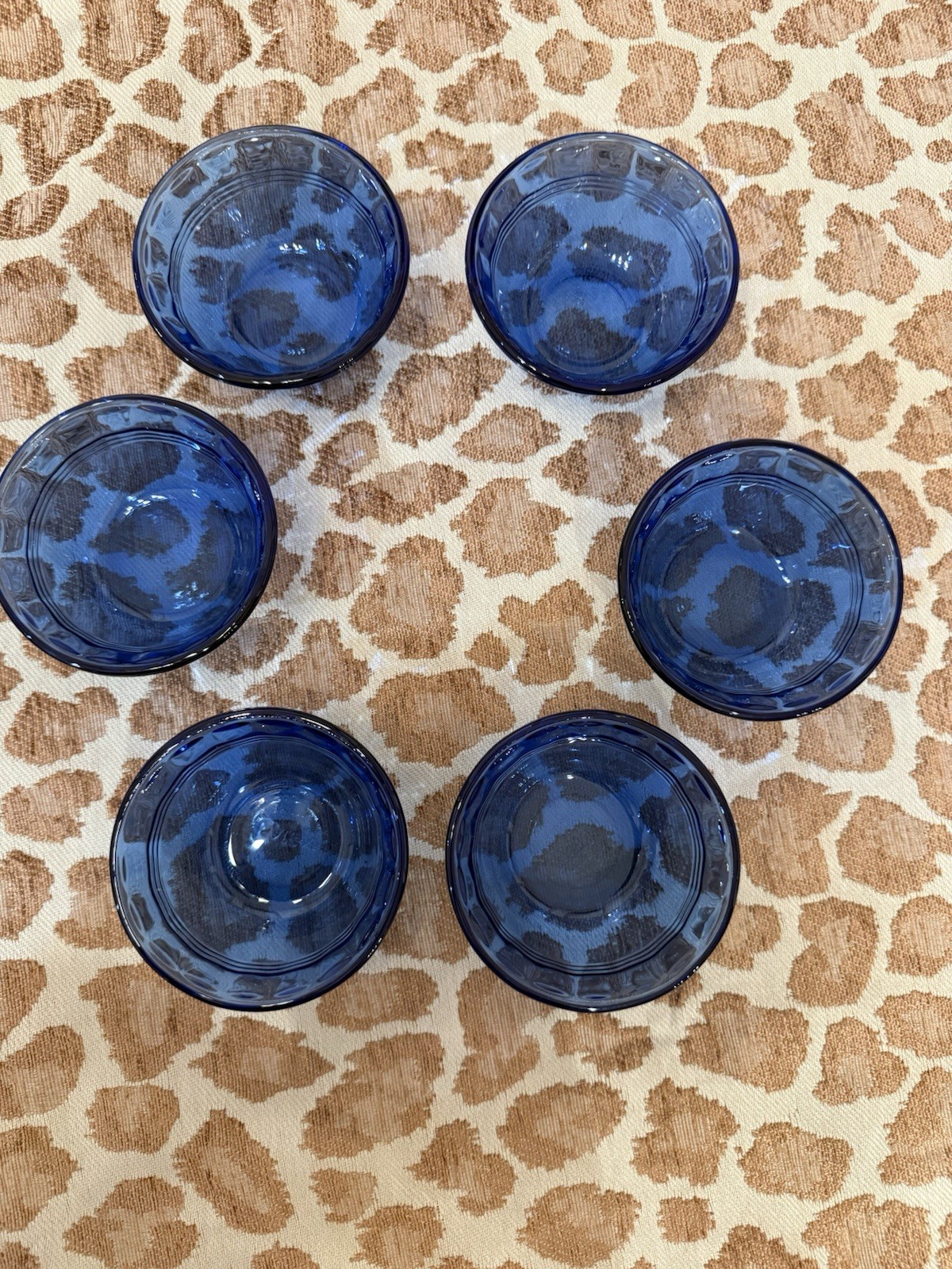Pyrex 463 Cobalt Blue Custard Dish 175ml with 3-Ring Design 6oz - USA Vintage Pyrex 463 Cobalt Blue Custard Dish 175ml with 3-Ring Design 6oz - USA Vintage