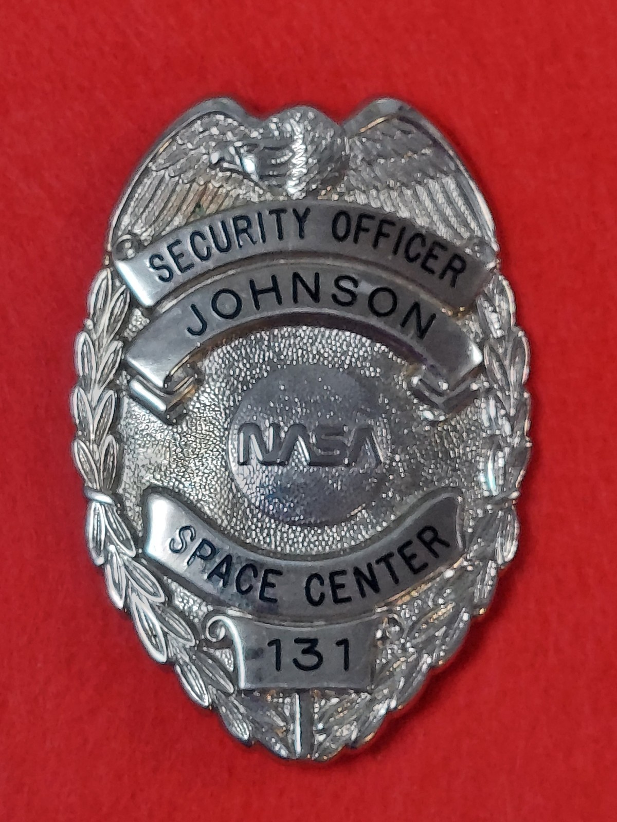 Original NASA Obsolete Space Mission Control Center chest Badge RARE Original NASA Obsolete Space Mission Control Center chest Badge RARE