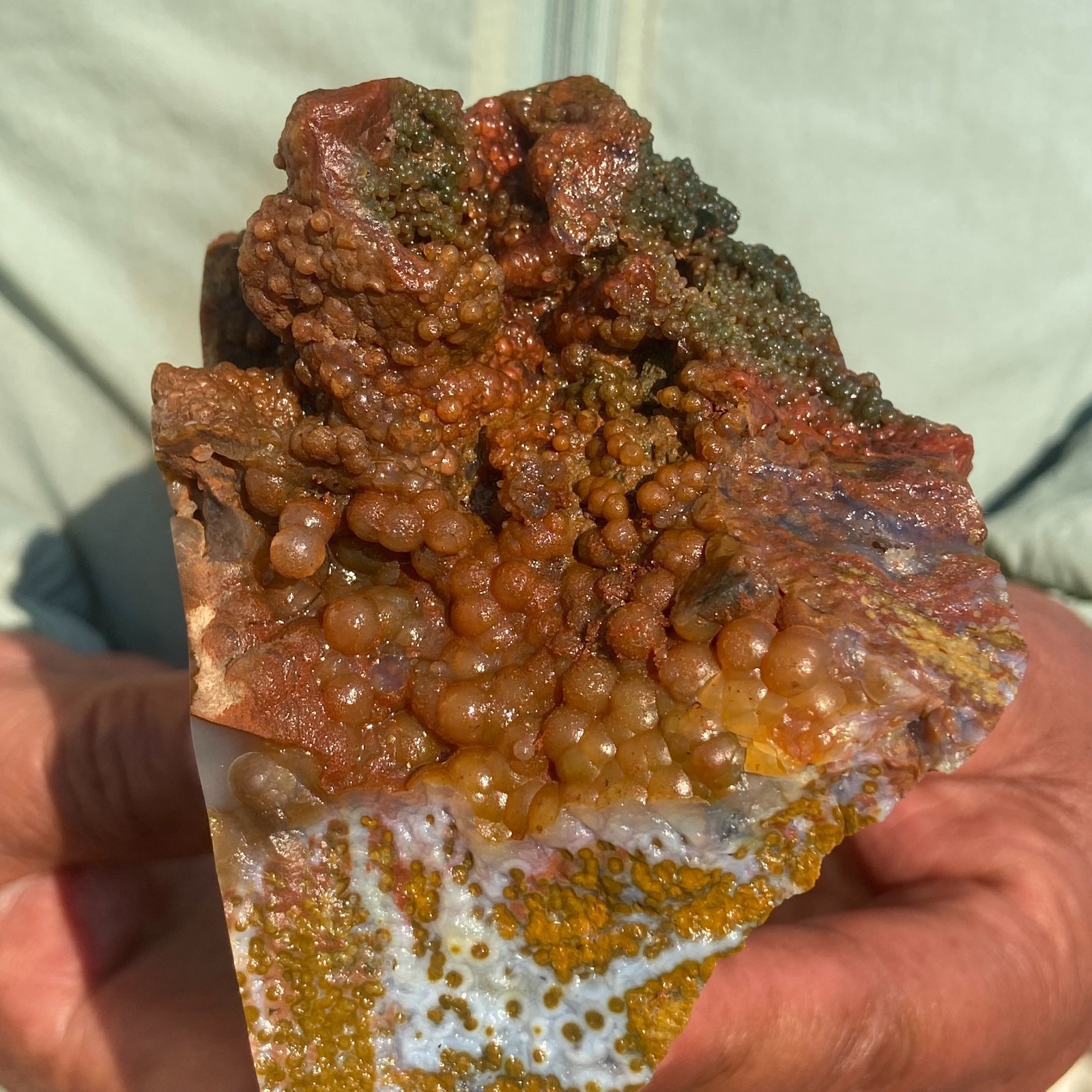 1000g Rare Natural Ocean Jasper/Grape Agate Rough Crystal Mineral Specimen