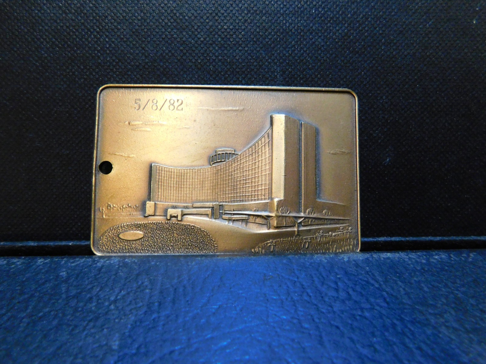 Hyatt Regency Dearborn 5/8/82 Room Key Plackard (honeymoon)