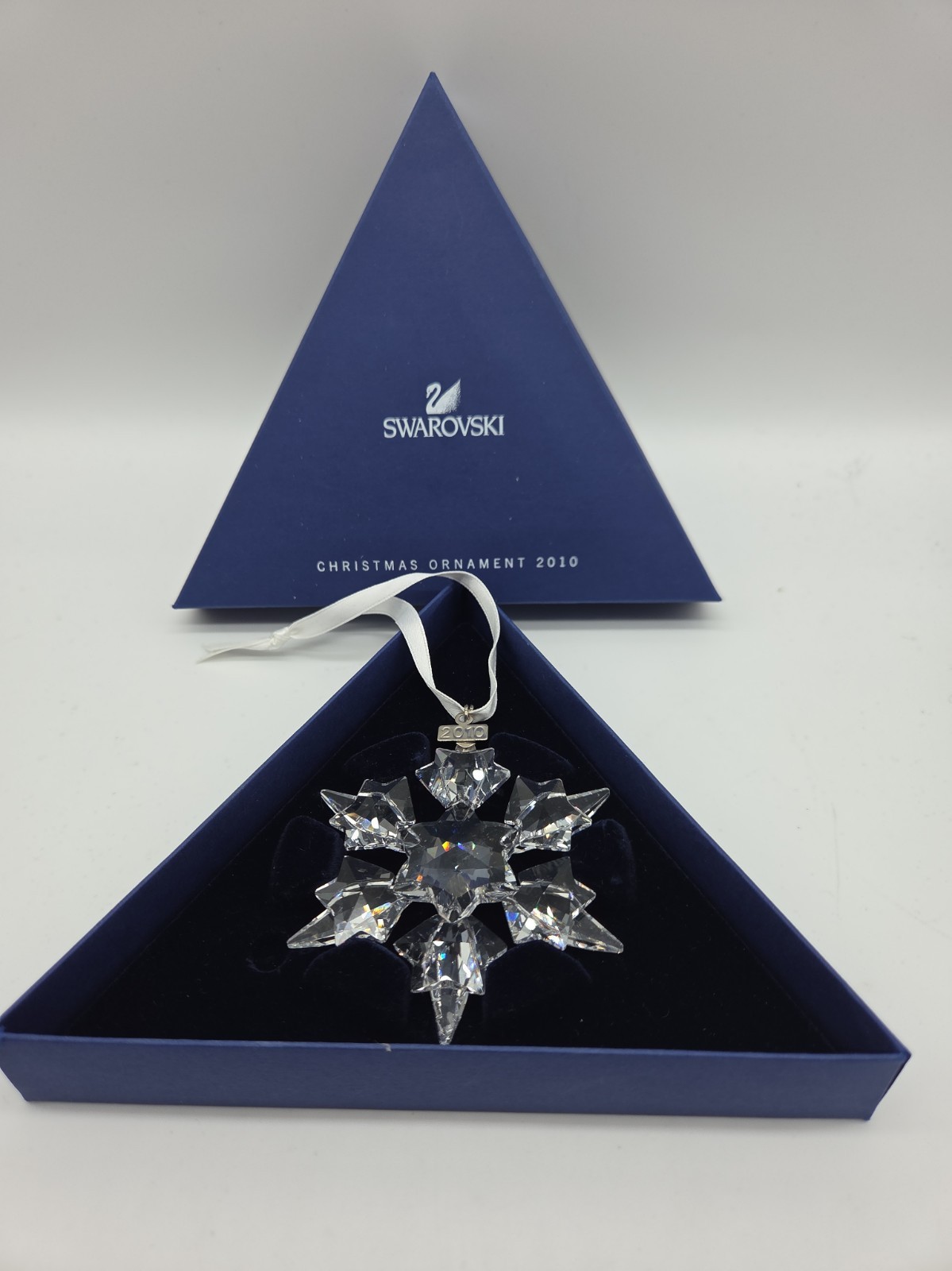 Swarovski 2010 Annual Edition Crystal Christmas Ornament 1041301 In Box