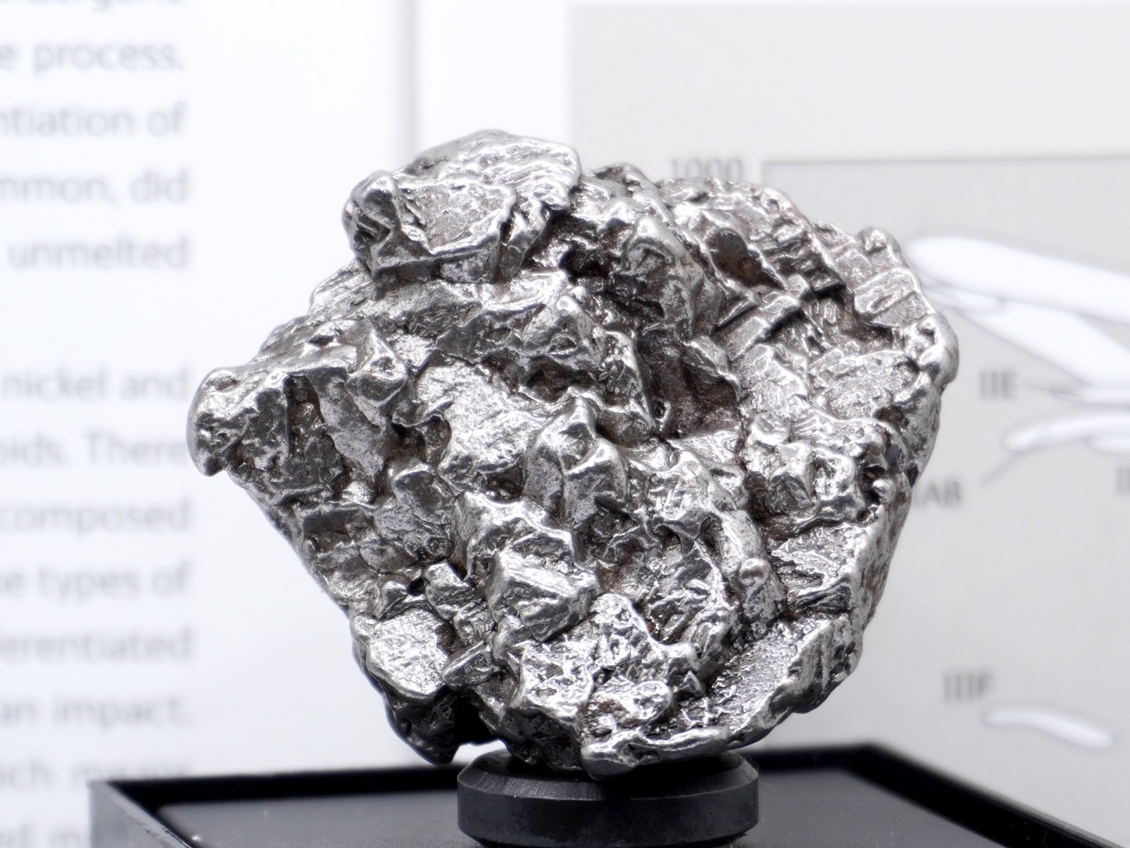 Campo del Cielo Meteorite,Certified iron meteorite in Display Box