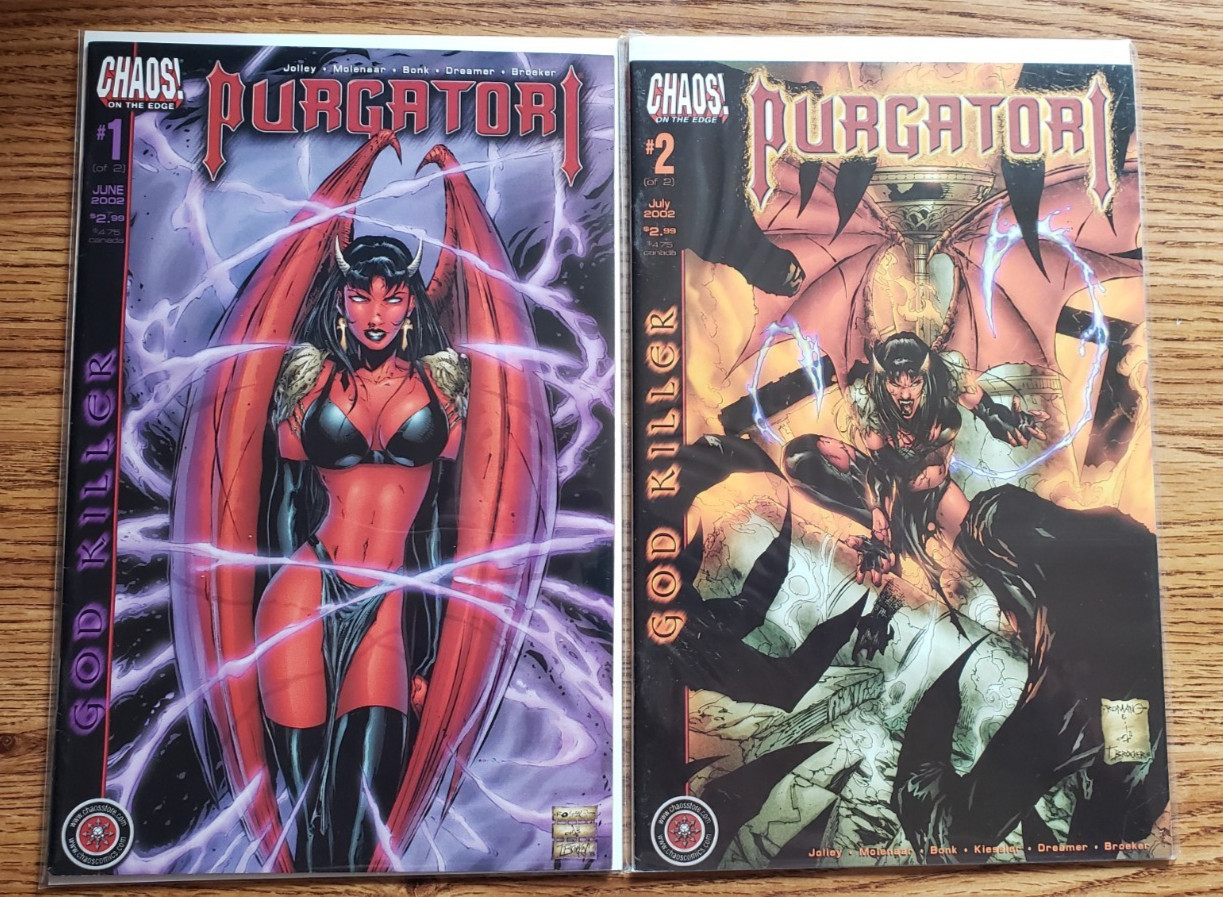 Purgatori: God Killer #1-2 Complete Set / BGA Series Chaos Comics (2002) NM