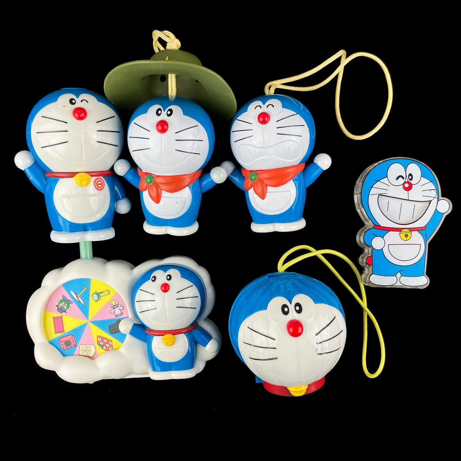 McDonald\'s Doraemon Happy Meal Toy Anime Figure Keychain Lot Japan Import