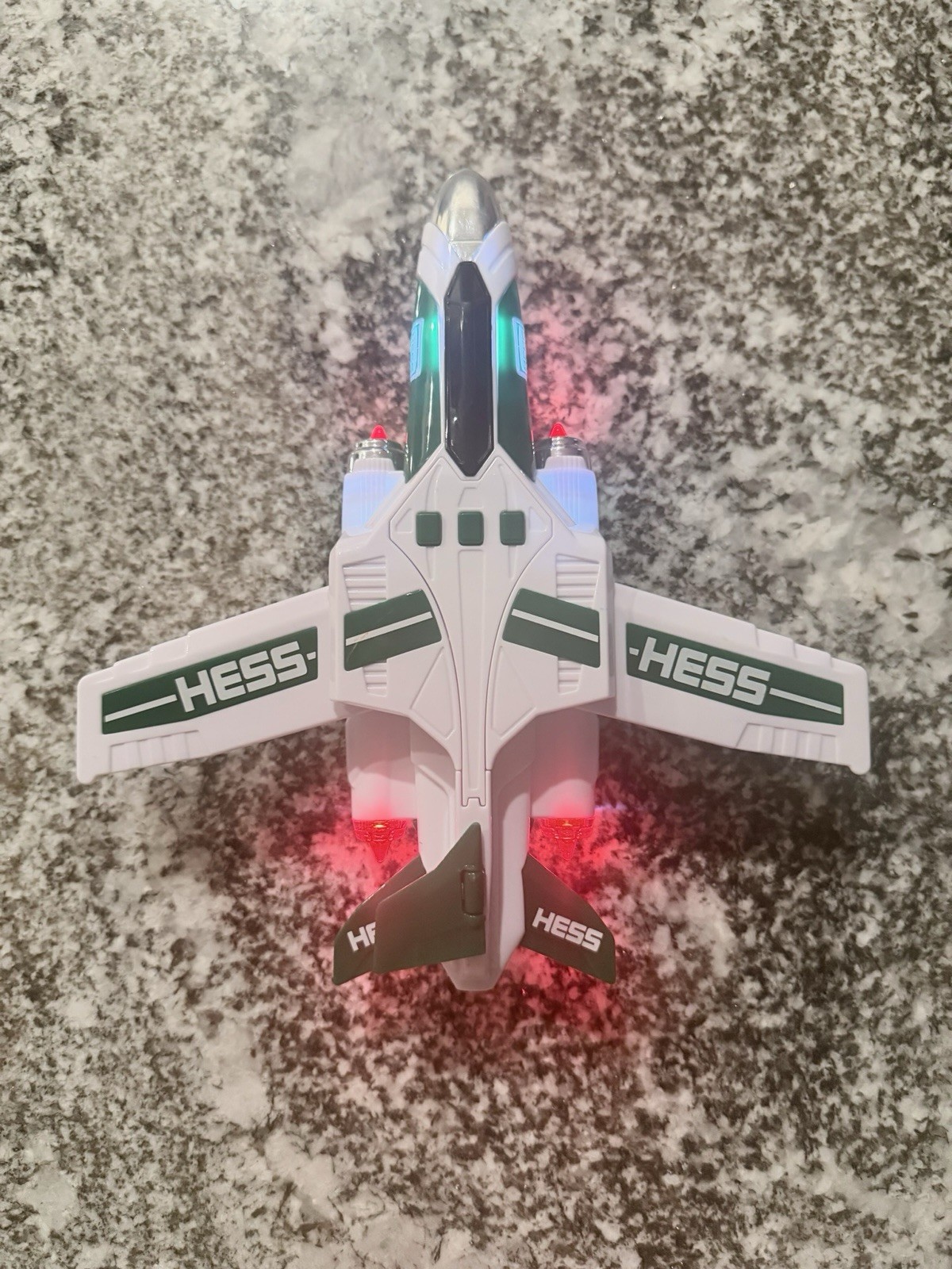 2021 Hess Collectible Electronic Toy Airplane Cargo Jet LED Lights & Sounds Work