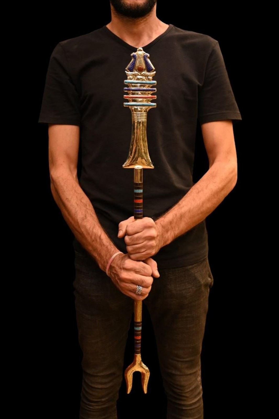 Egyptian Djed Scepter Symbol of Power Authentic Ancient Egyptian Antiquities BC