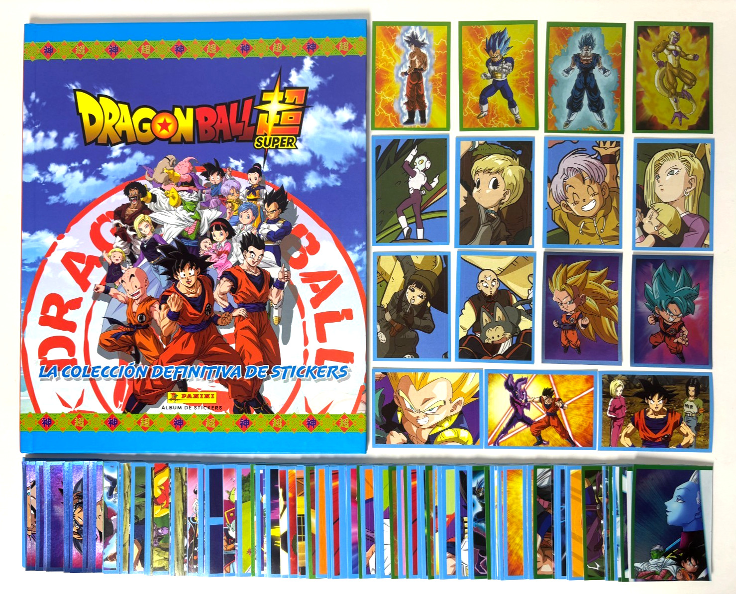 2025 DRAGON BALL SUPER Hardcover Album Panini + Full Set 192/192 Stickers GOKU