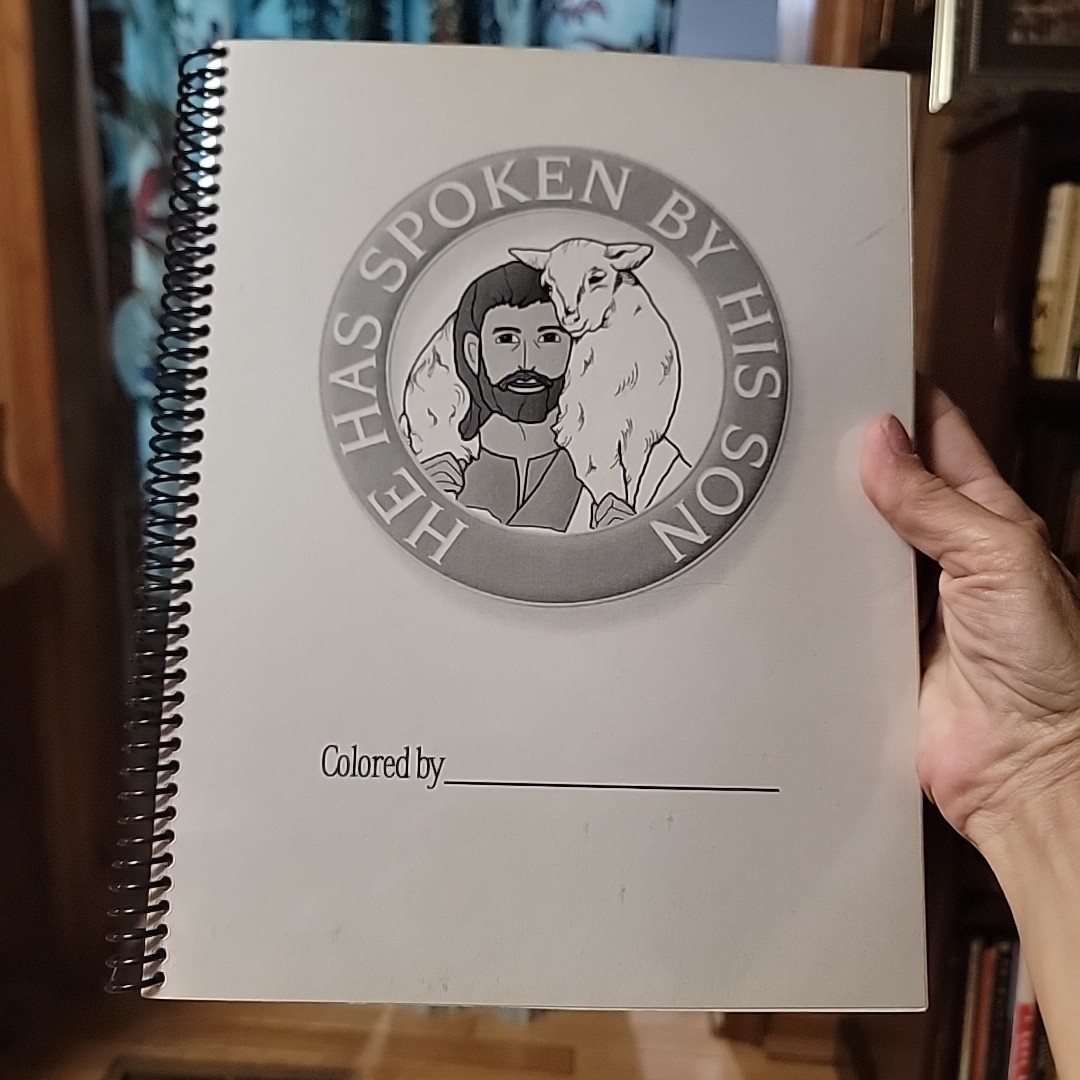 Christian Coloring Book Vtg 1998 