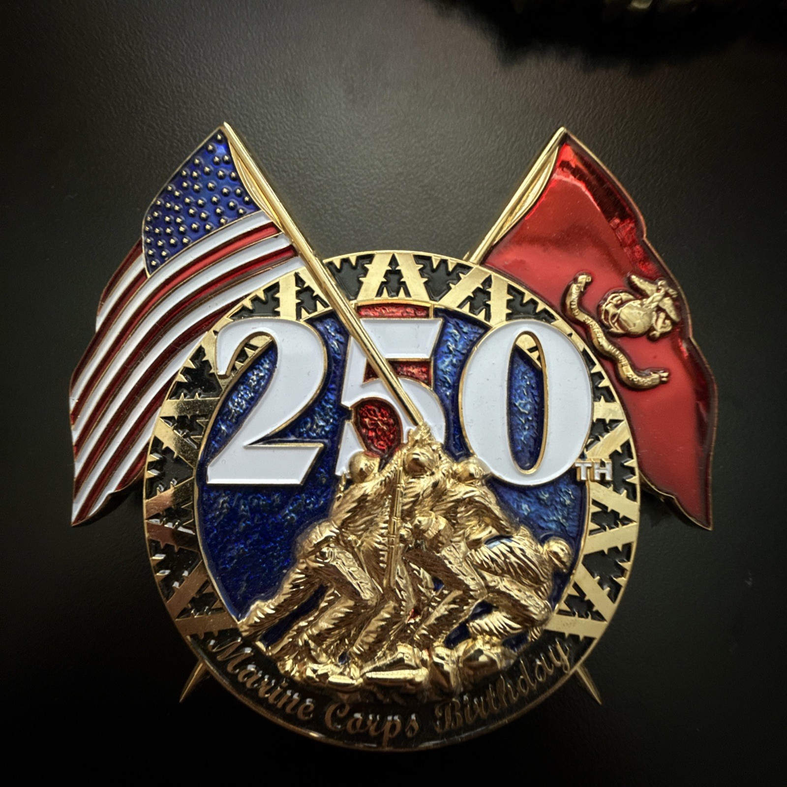 250th Birthday Ball Challenge Coin USMC 250th Birthday Ball Challenge Coin USMC