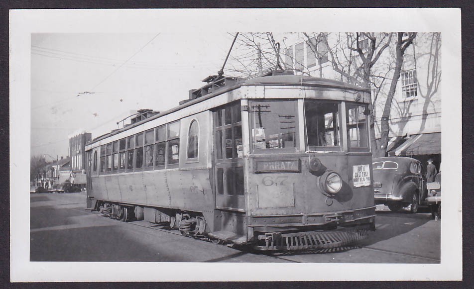 Conestoga Transportation trolley #67 photo Lancaster PA-based Ephrata car