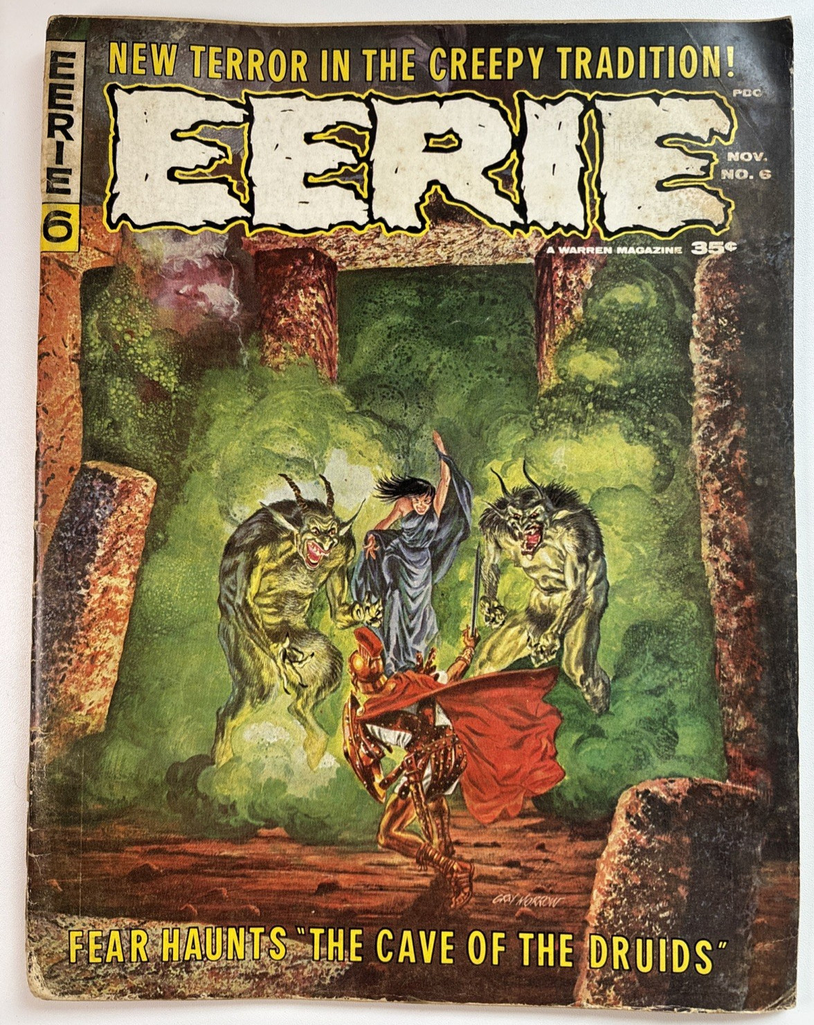 Eerie #6 (Warren, Nov 1966) GRAY MORROW Steve Ditko Johnny Craig Horror RARE