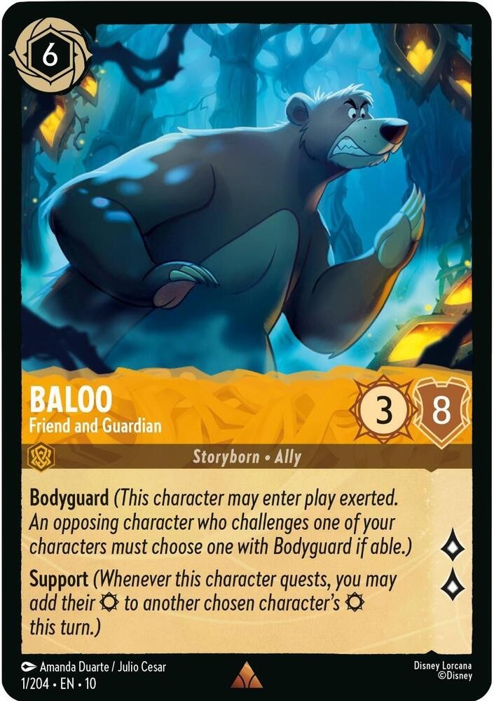 DISNEY LORCANA WHISPERS IN THE WELL FOIL RARE CARDS
