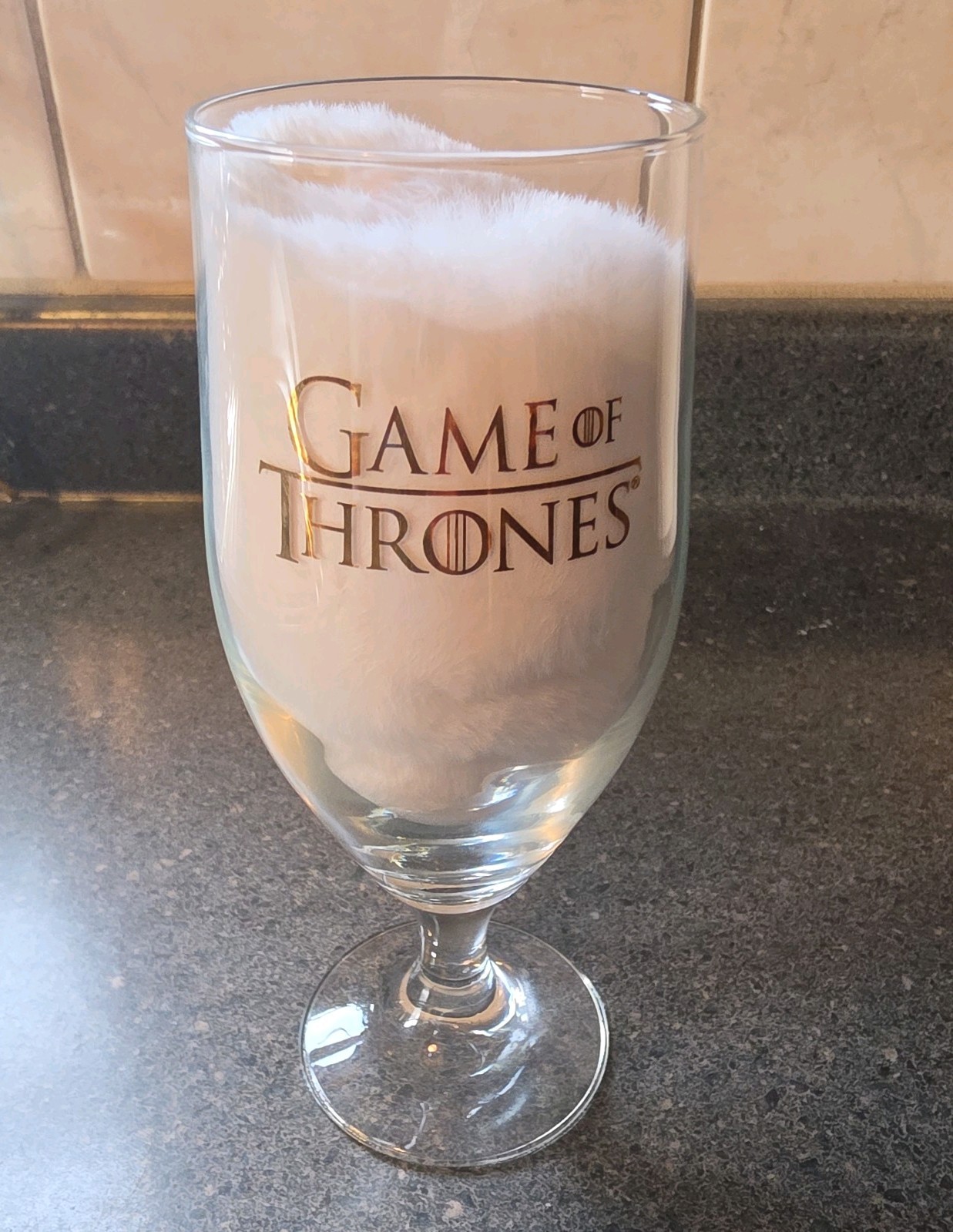 Ommegang Brewery GAME OF THRONES Gold Logo 7 3/8 Ommegang Brewery GAME OF THRONES Gold Logo 7 3/8