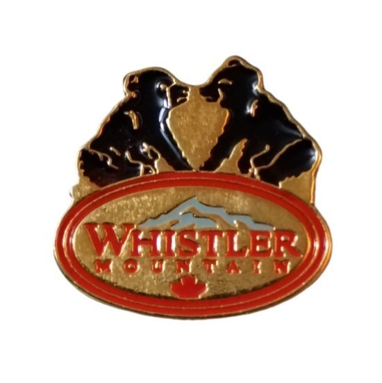 Whistler Mountain Canada Bears Travel Souvenir Pin