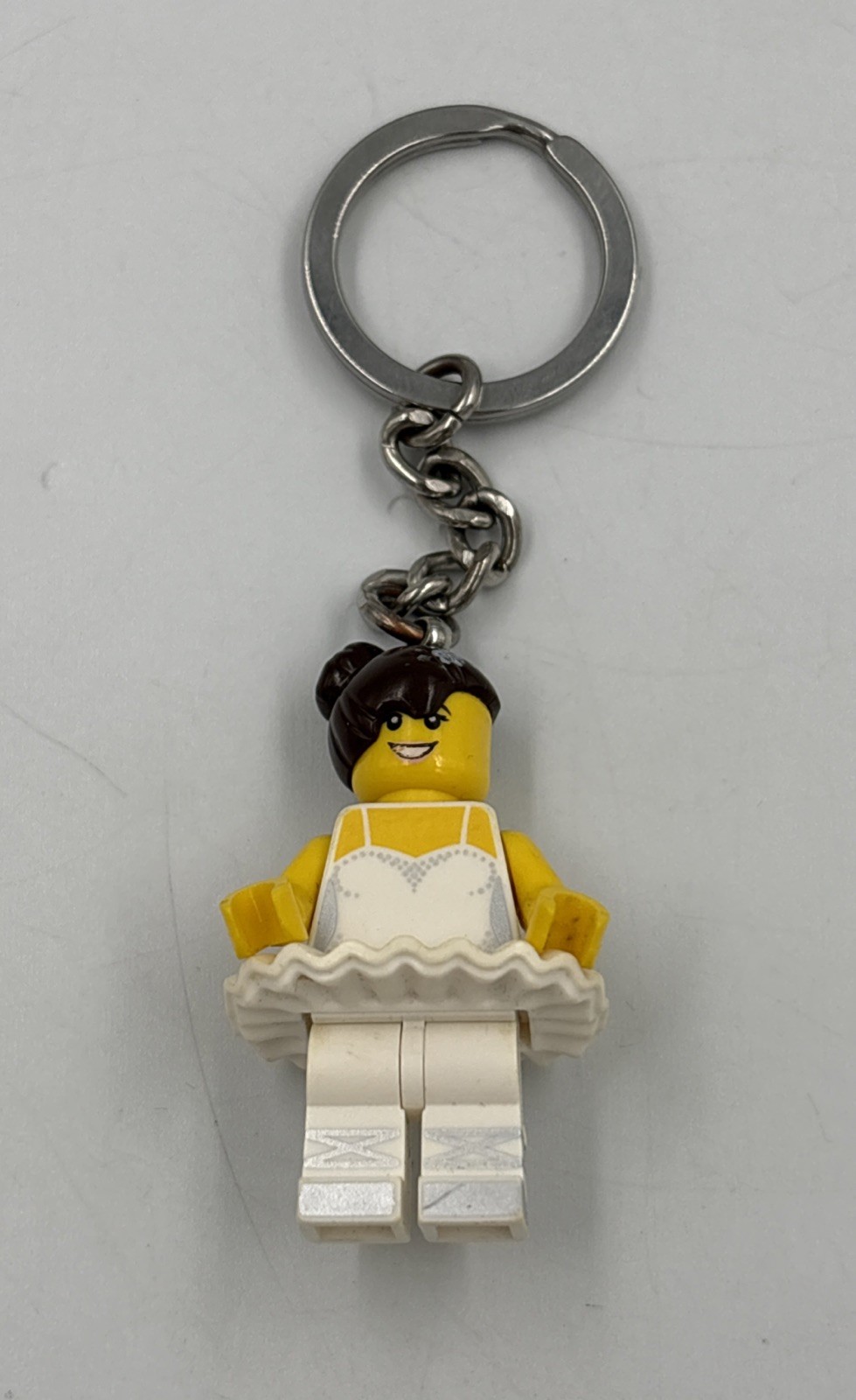 LEGO BALLERINA KEYCHAIN Very Nice Used Condition