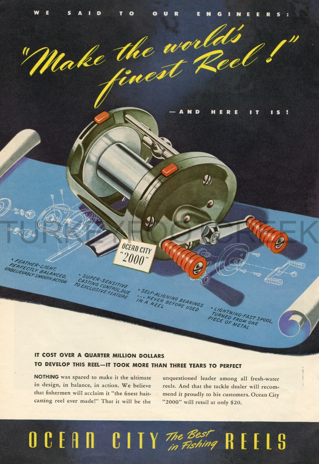 Ocean City 2000 Fishing Reel Ad 9