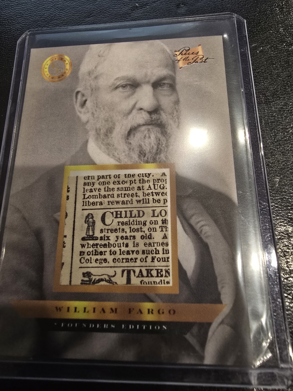 2023 Pieces Of The Past William Fargo Relic #46