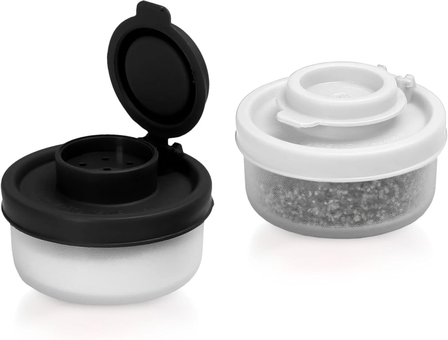 Salt and Pepper Shakers Moisture Proof Set of 2 Small Mini Salt Shaker Camping