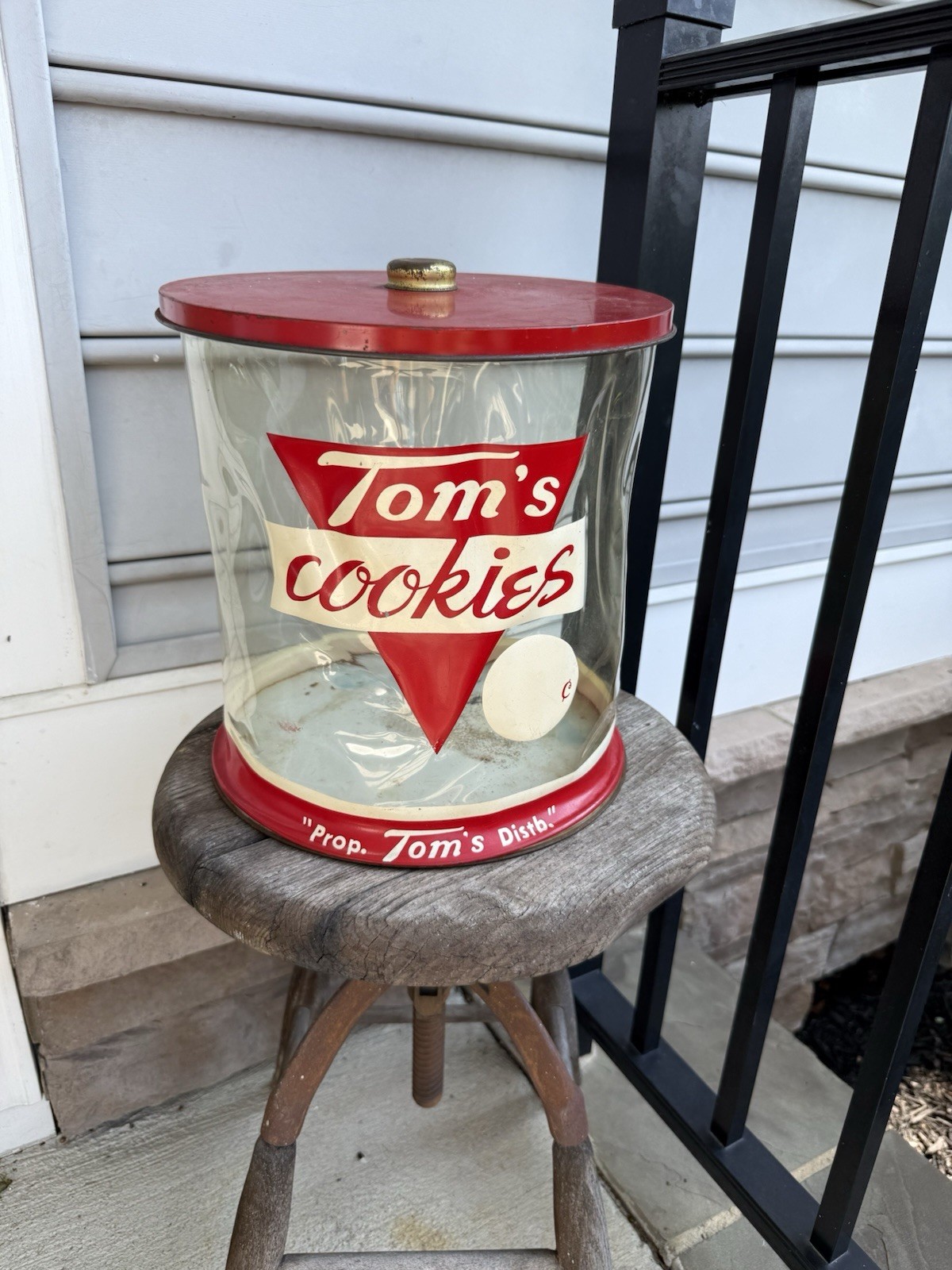 Vintage Tom's Cookies Jar