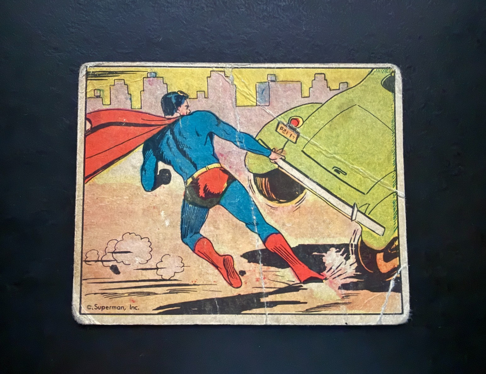 1940 Gum Inc. Superman #11 Capture of the Kidnapers