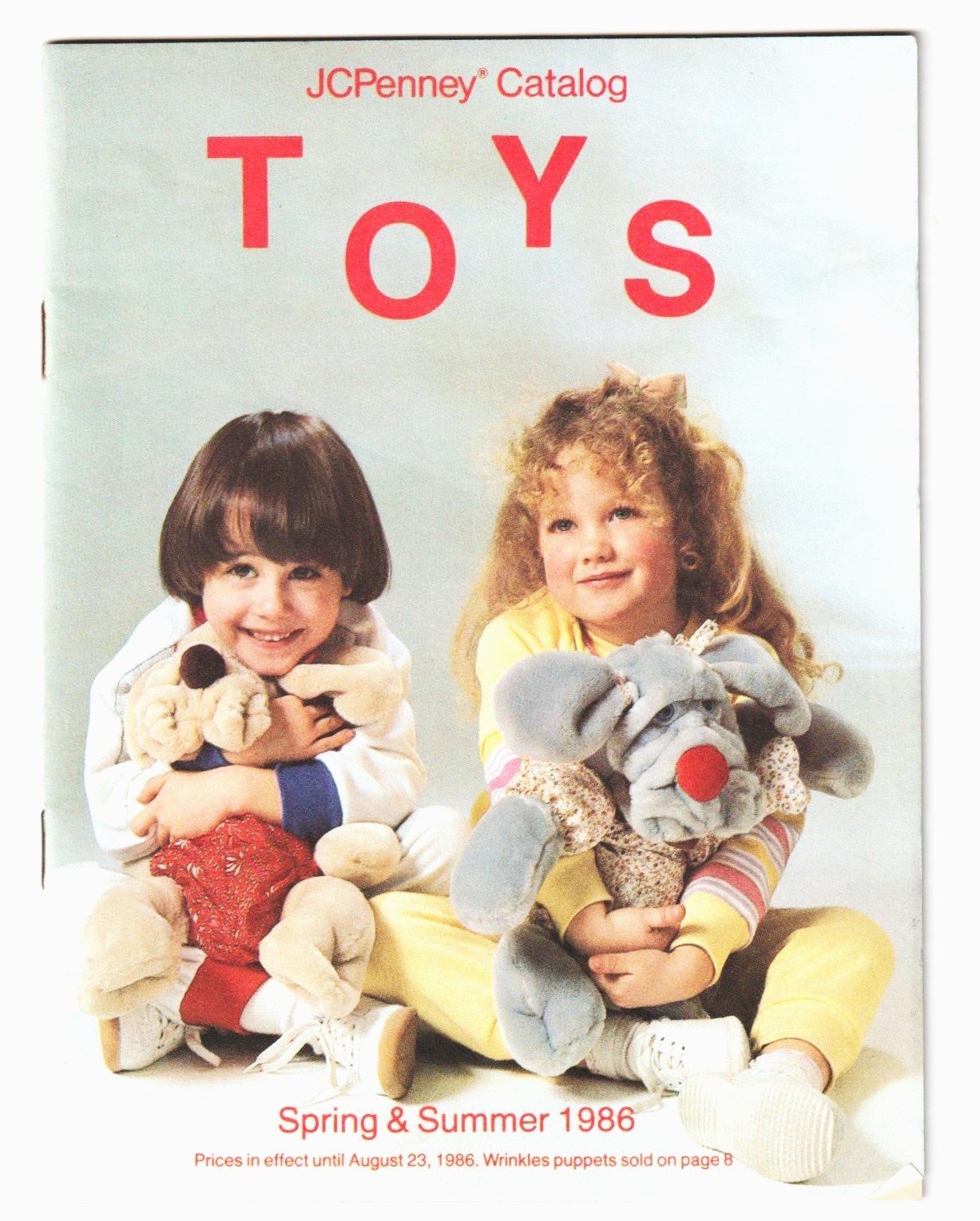 Vintage 1986 J.C. Penny Toys Catalog Dolls-Action Figures & Much More NM